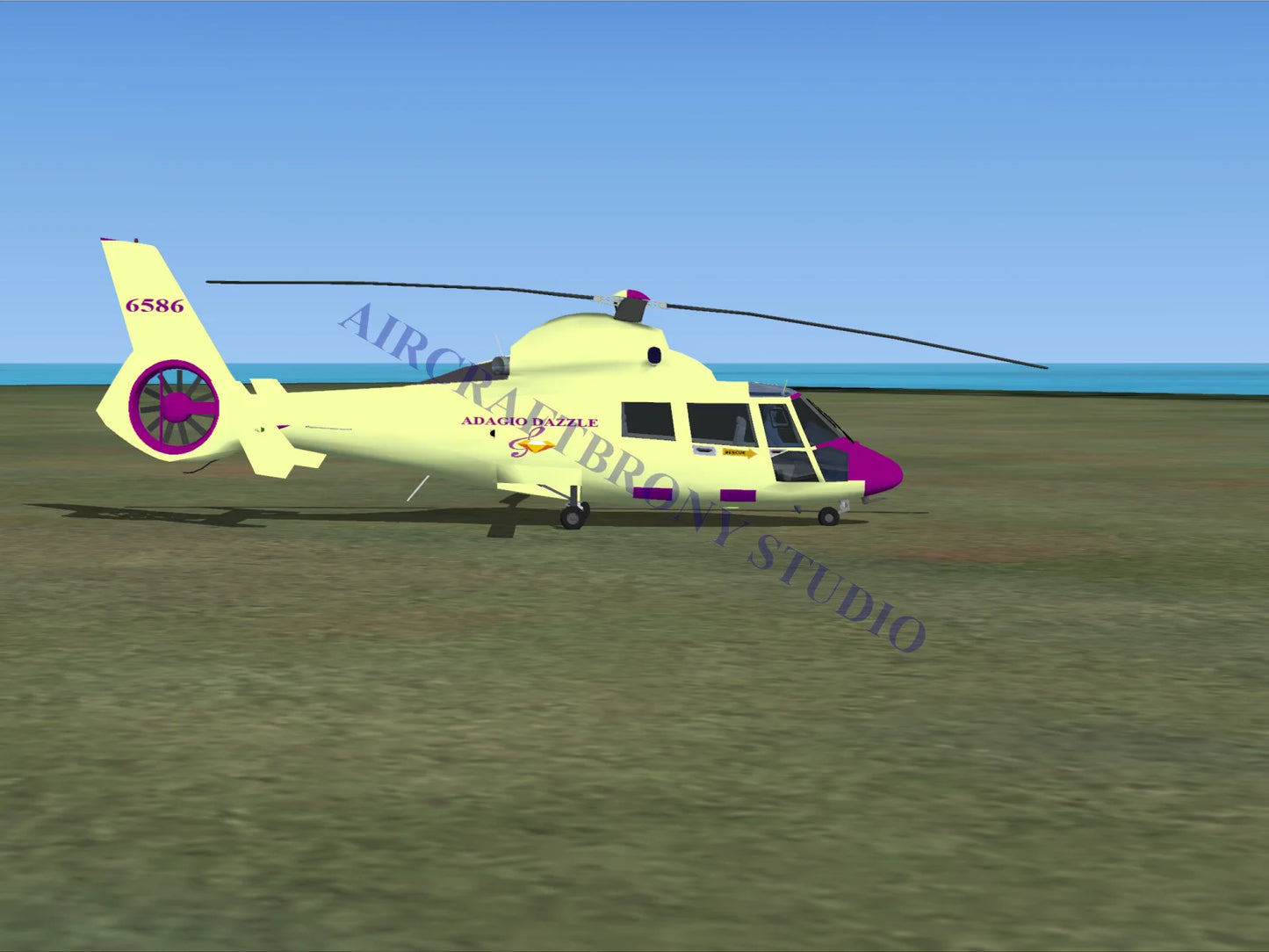 Adagio Dazzle Aerospatiale HH65 Dolphin (Digital Image) Digital Image