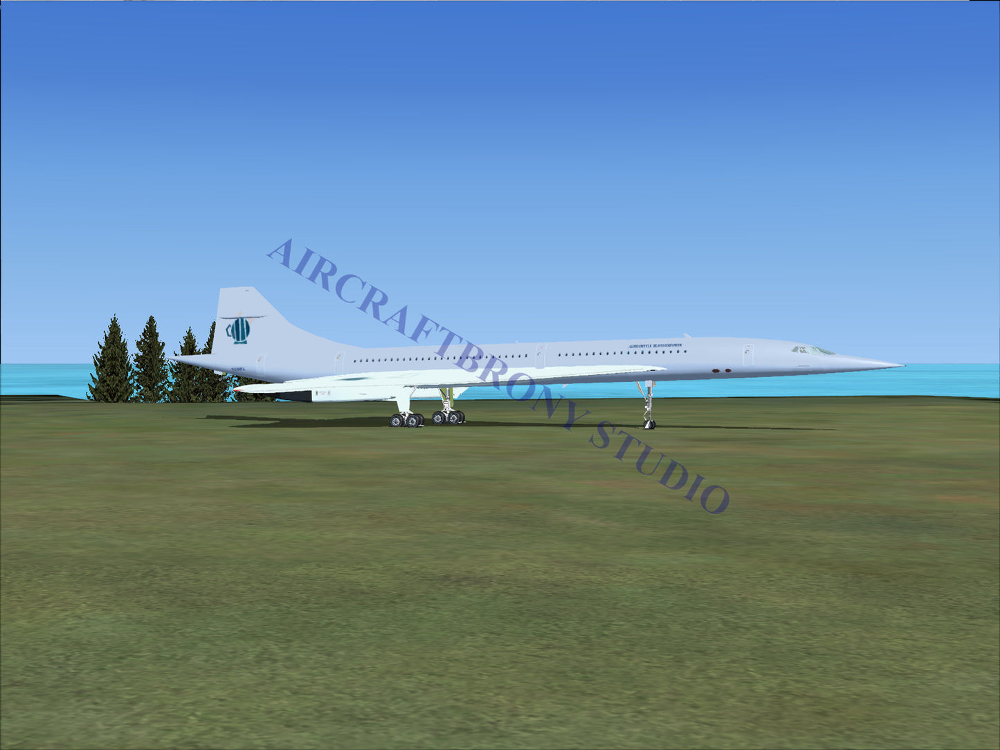 Alphabittle Blossomforth Aerospatiale Concorde (Digital Image) Digital Image