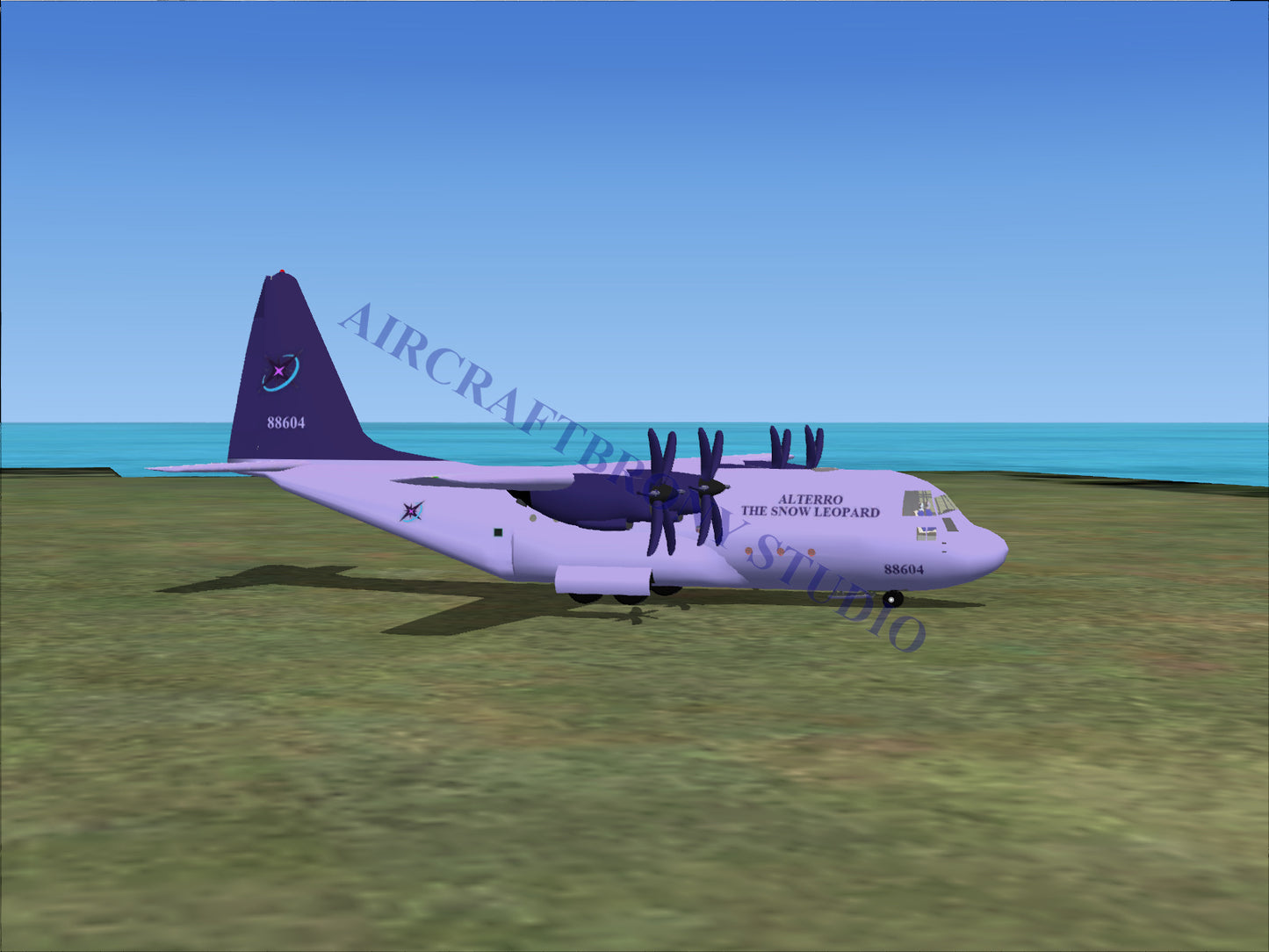 Alterro The Snow Leopard Lockheed C-130 (Digital Image) Digital Image