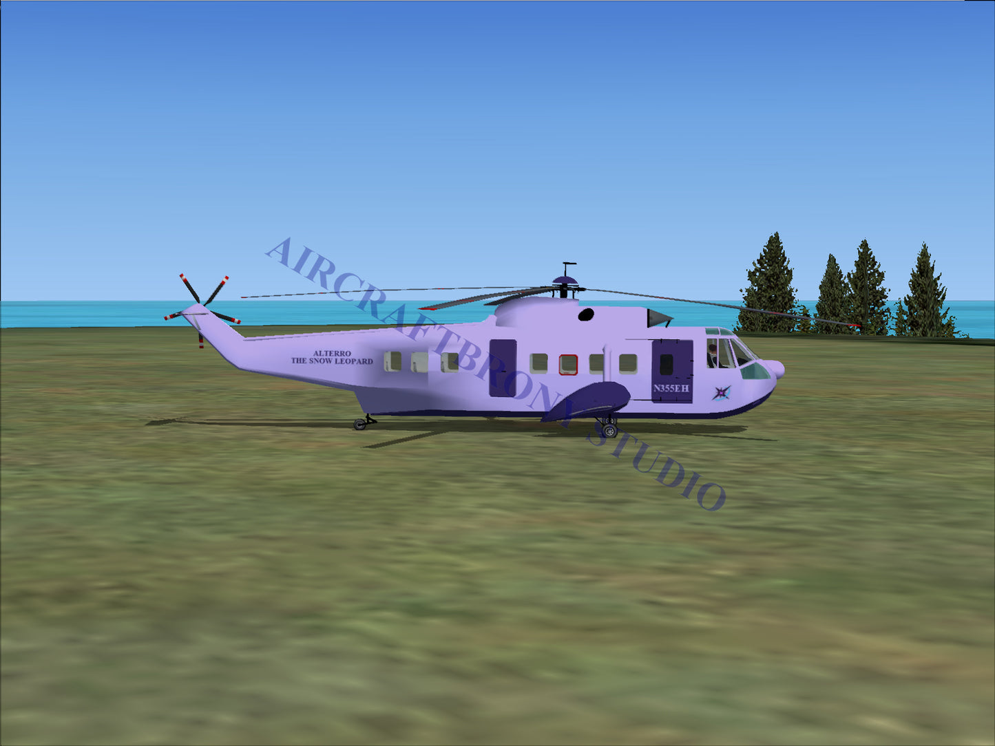Alterro The Snow Leopard Sikorsky S-61N (Digital Image) Digital Image