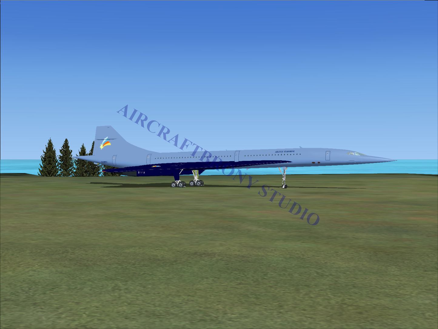 Argyle Starshine Aerospatiale Concorde (Digital Image) Digital Image