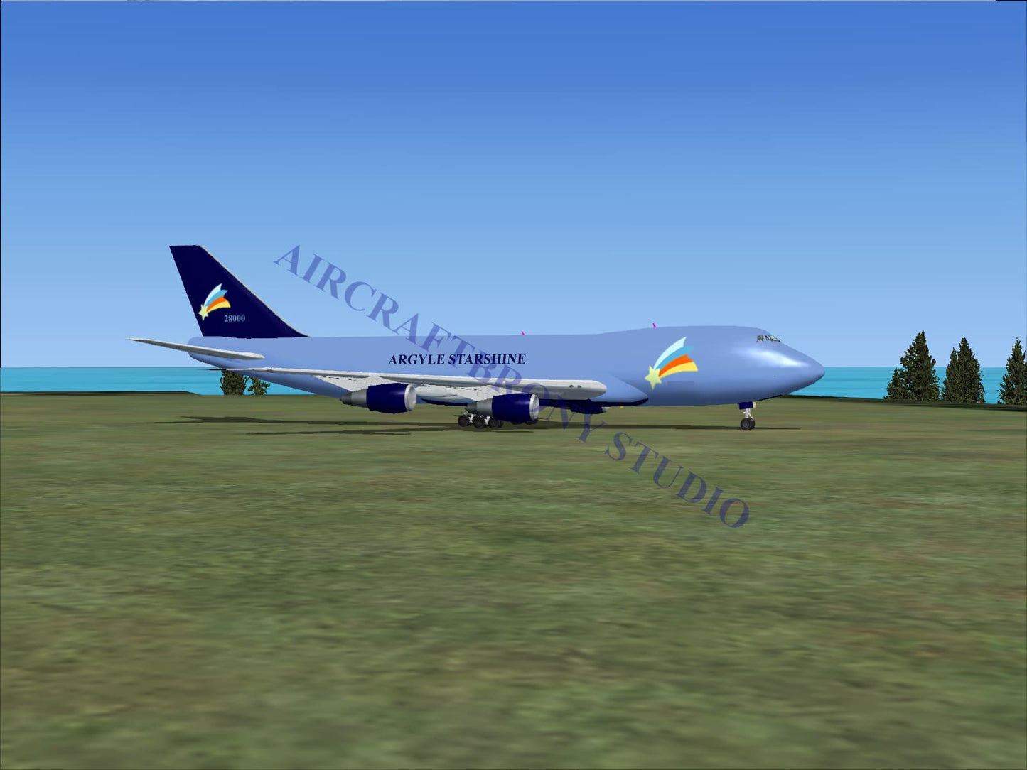 Argyle Starshine Boeing 747-200 (Digital Image) Digital Image