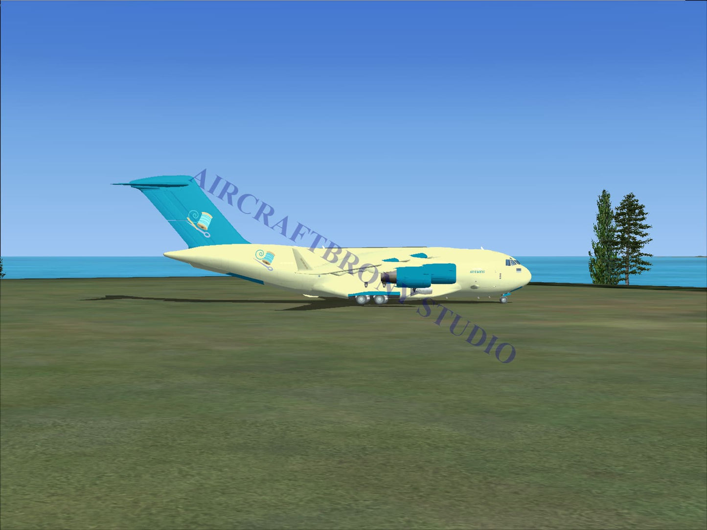 Auntie Lofty Boeing C-17 (Digital Image) Digital Image