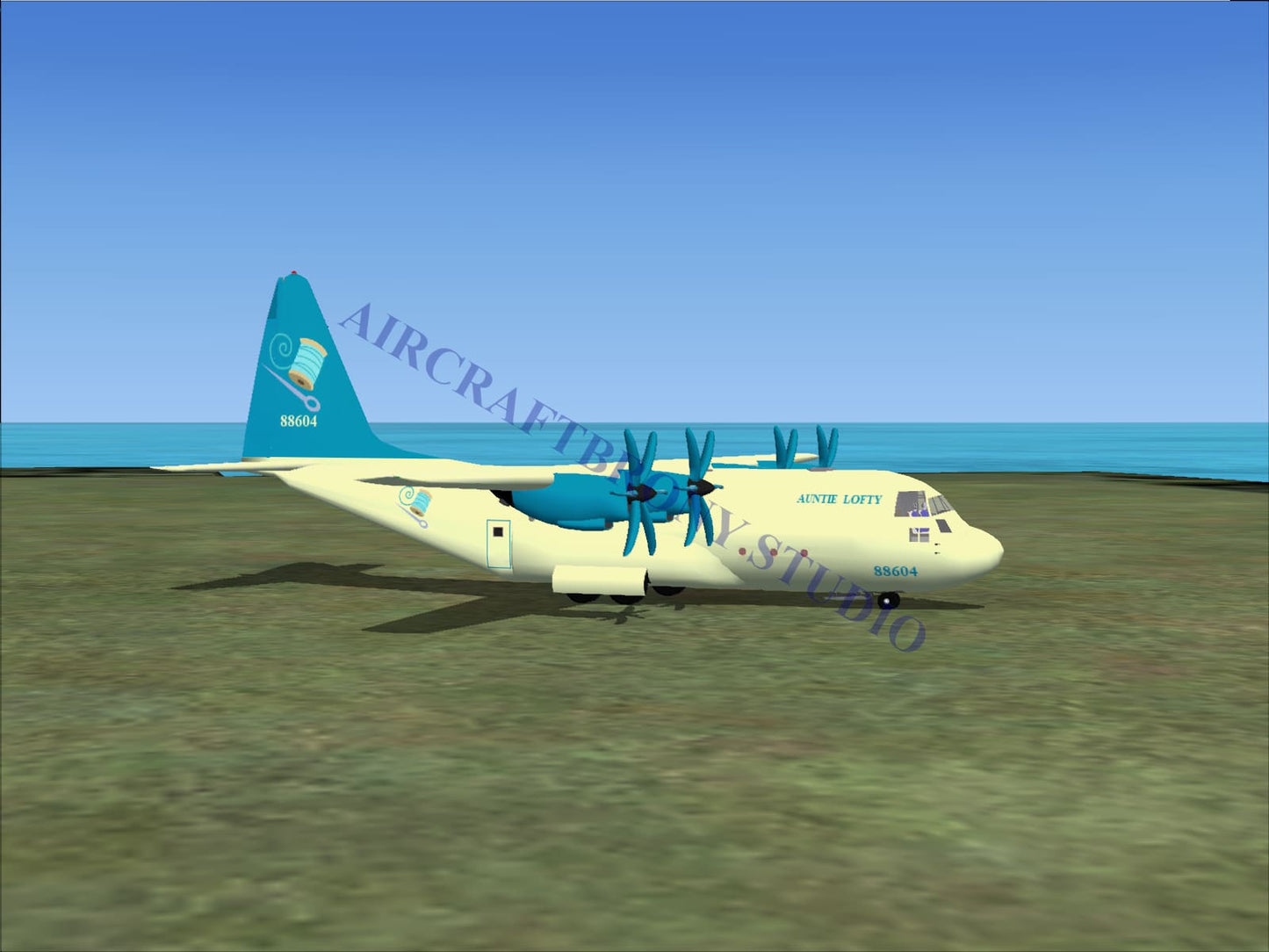 Auntie Lofty Lockheed C-130 (Digital Image) Digital Image