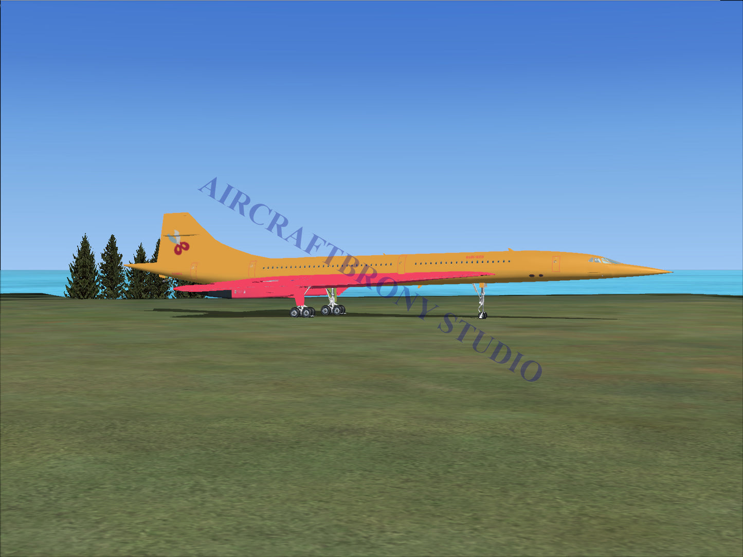 Babs Seed Aerospatiale Concorde (Digital Image) Digital Image