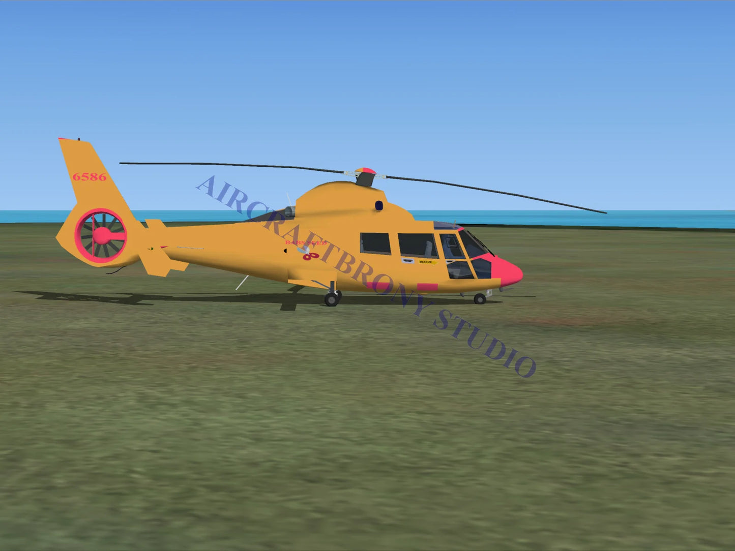 Babs Seed Aerospatiale HH65 Dolphin (Digital Image) Digital Image