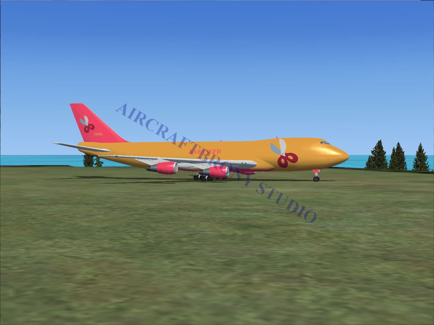 Babs Seed Boeing 747-200 (Digital Image) Digital Image