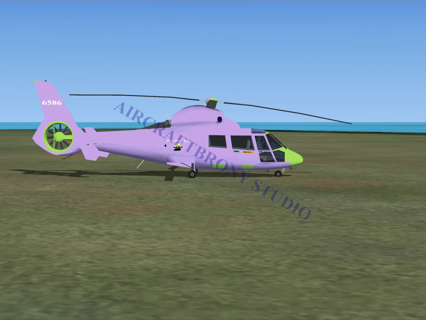 Big Bucks Aerospatiale HH65 Dolphin (Digital Image) Digital Image