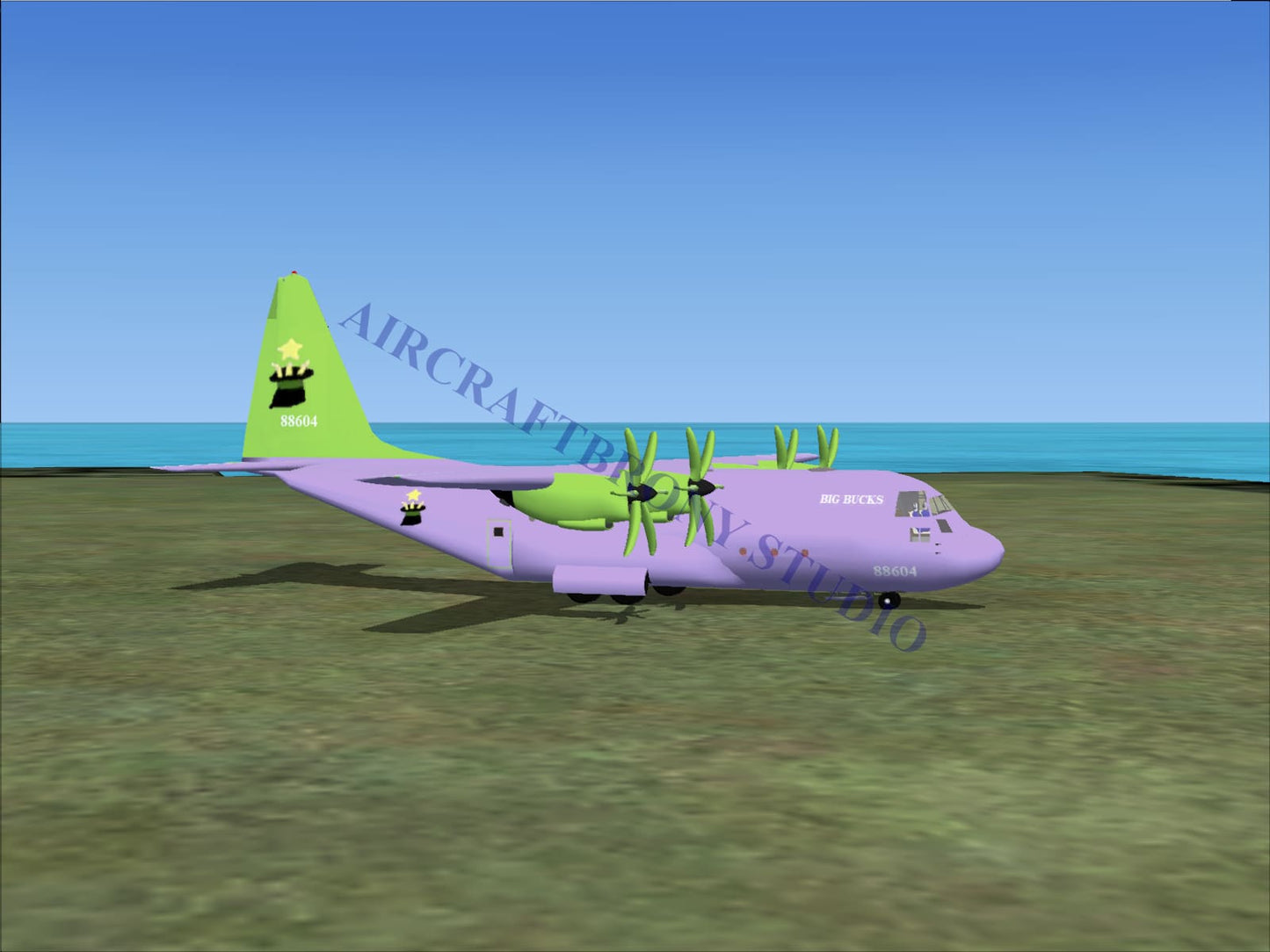 Big Bucks Lockheed C-130 (Digital Image) Digital Image