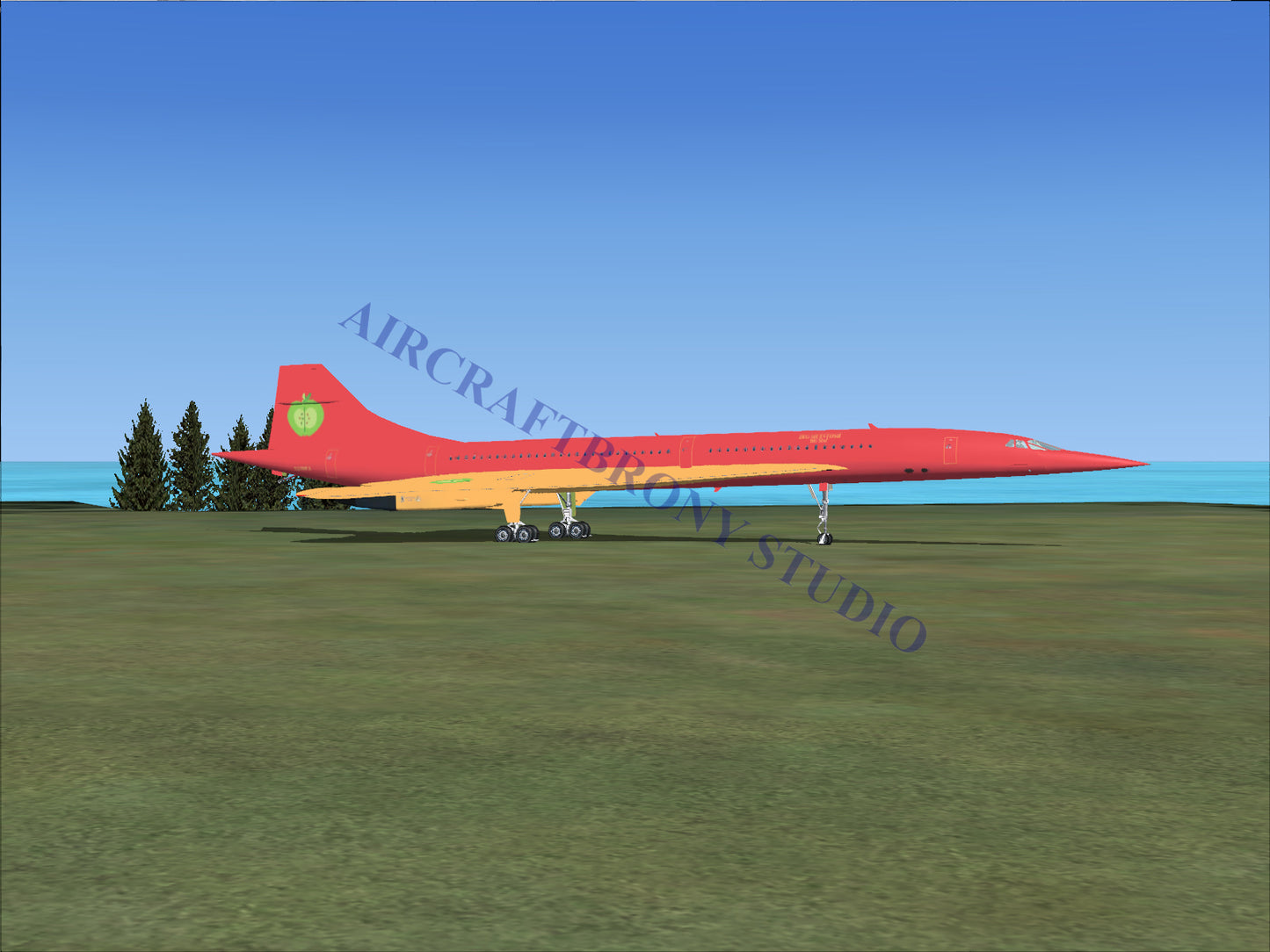Big Macintosh-Big Mac Aerospatiale Concorde (Digital Image) Digital Image