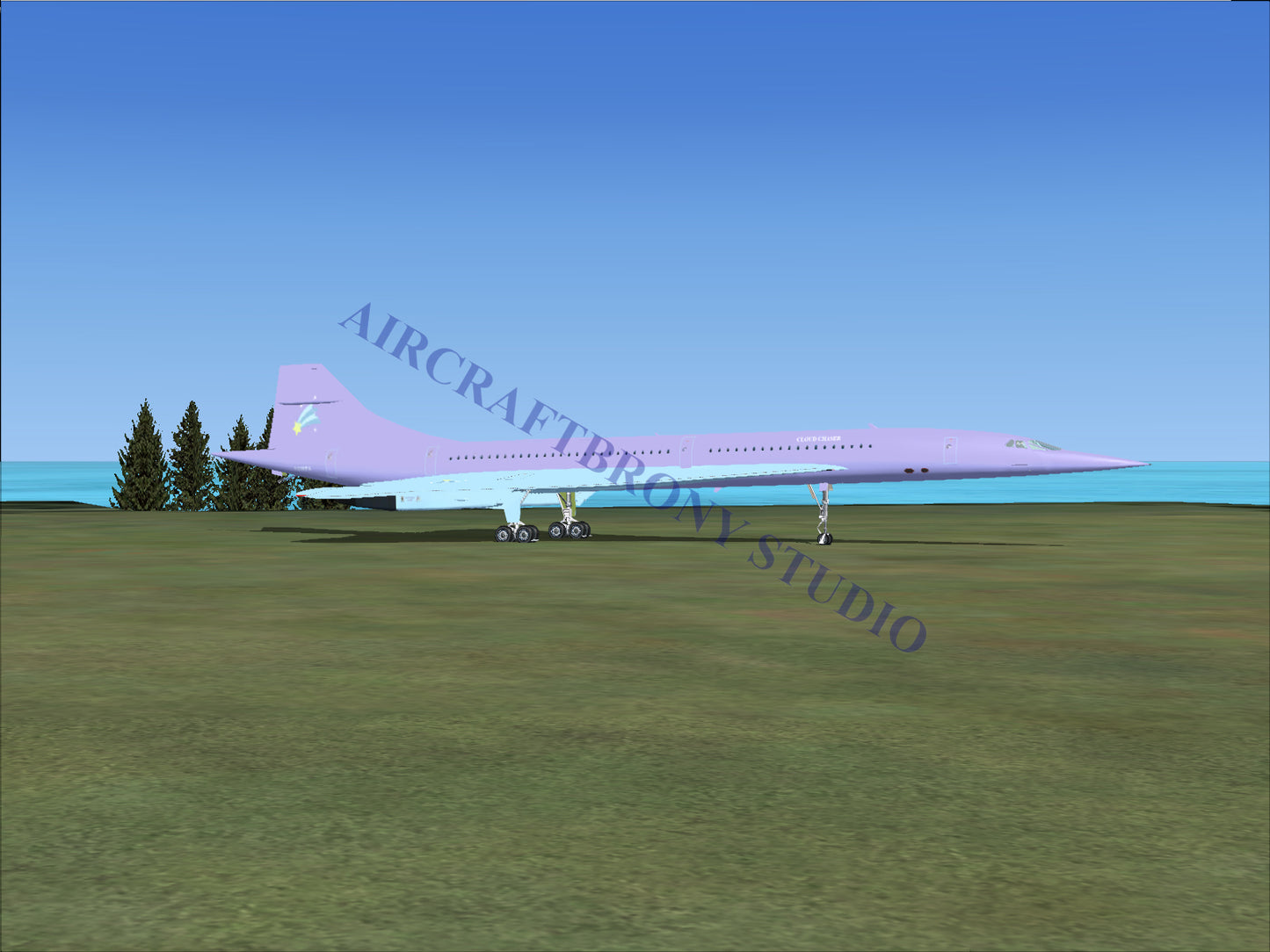 Cloud Chaser Aerospatiale Concorde (Digital Image) Digital Image