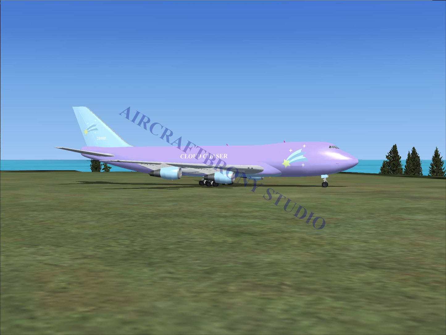 Cloud Chaser Boeing 747-200 (Digital Image) Digital Image