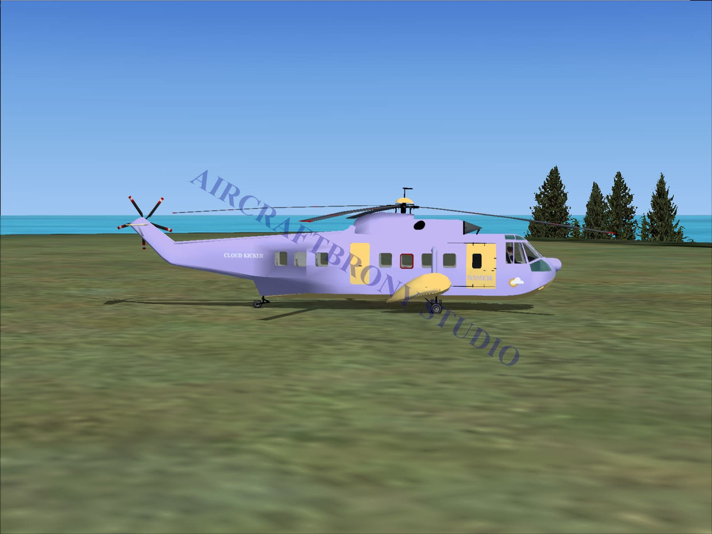 Cloud Kicker Sikorsky S-61N (Digital Image) Digital Image