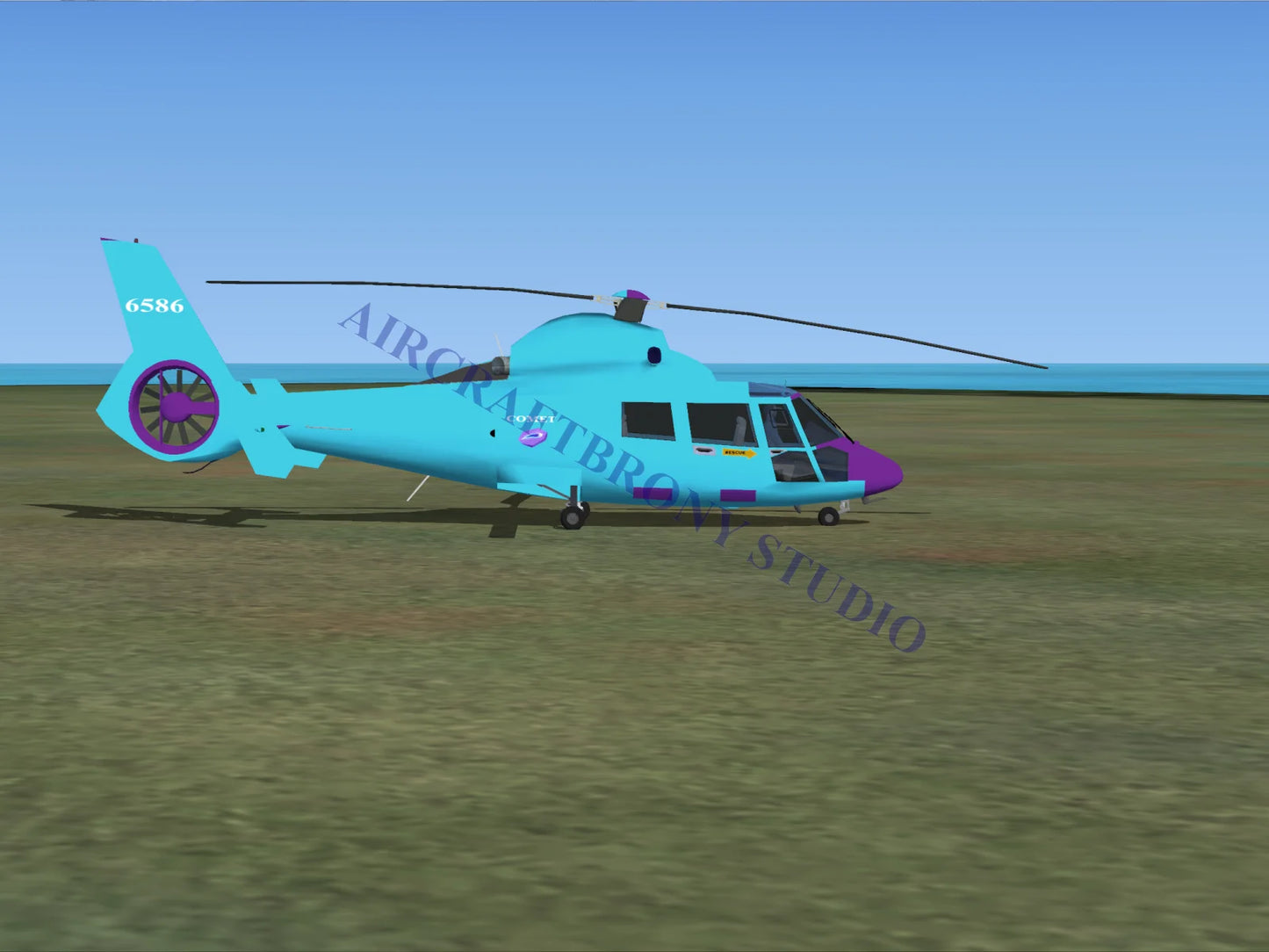 Comet Aerospatiale HH65 Dolphin (Digital Image) Digital Image