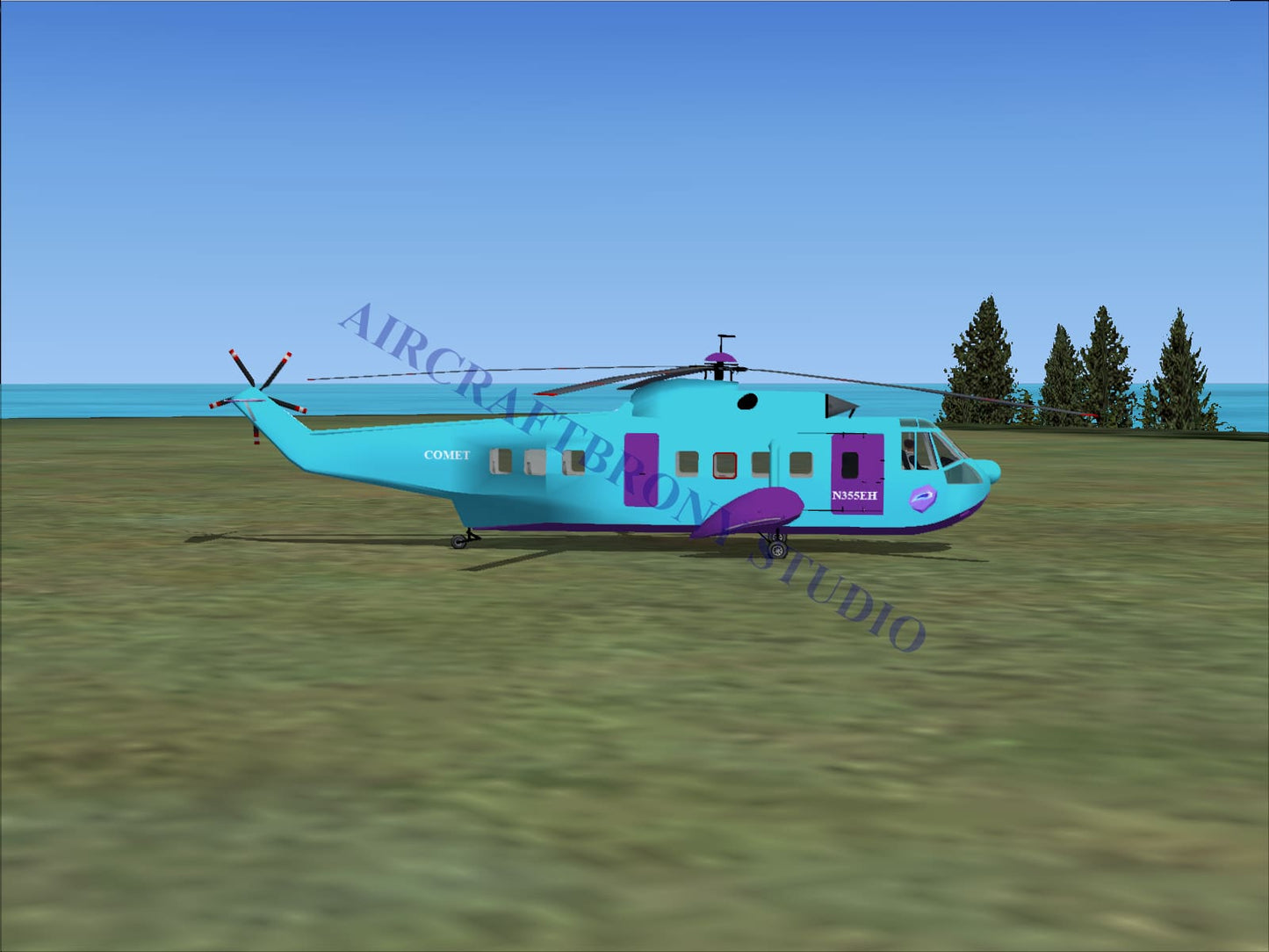 Comet Sikorsky S-61N (Digital Image) Digital Image