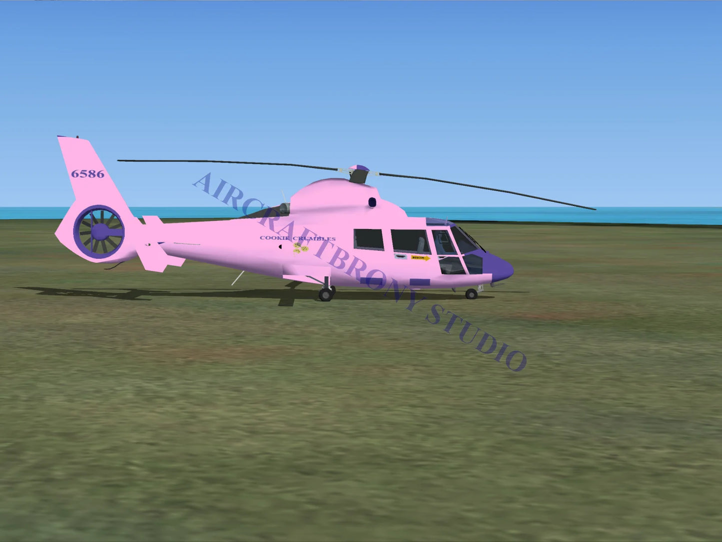 Cookie Crumbles Aerospatiale HH65 Dolphin (Digital Image) Digital Image
