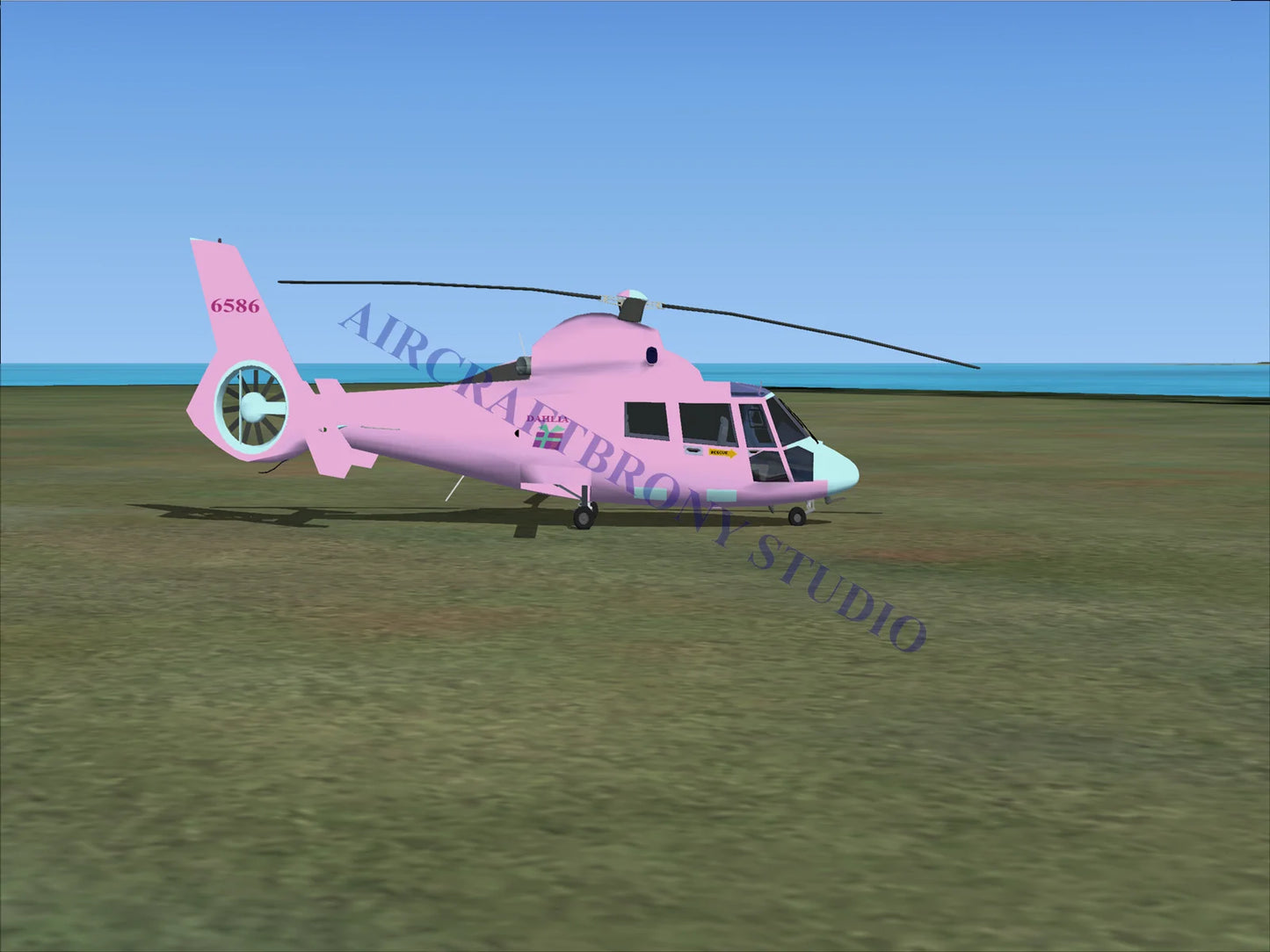 Dahlia Aerospatiale HH65 Dolphin (Digital Image) Digital Image