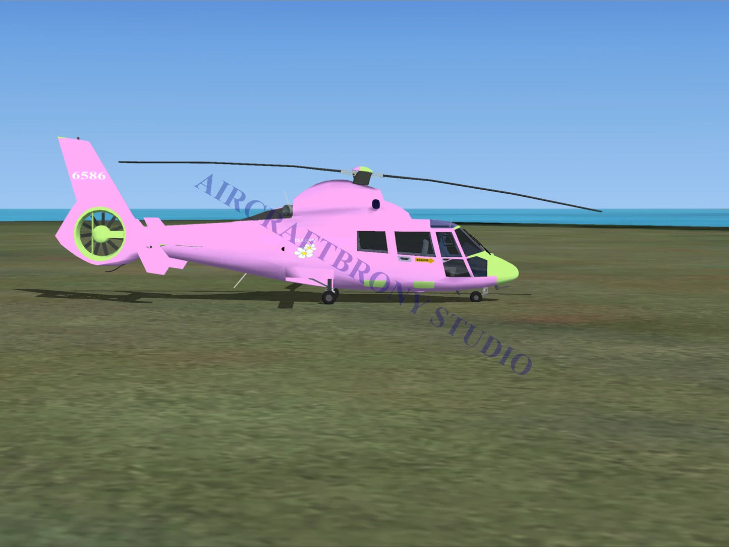 Daisy Aerospatiale HH65 Dolphin (Digital Image) Digital Image