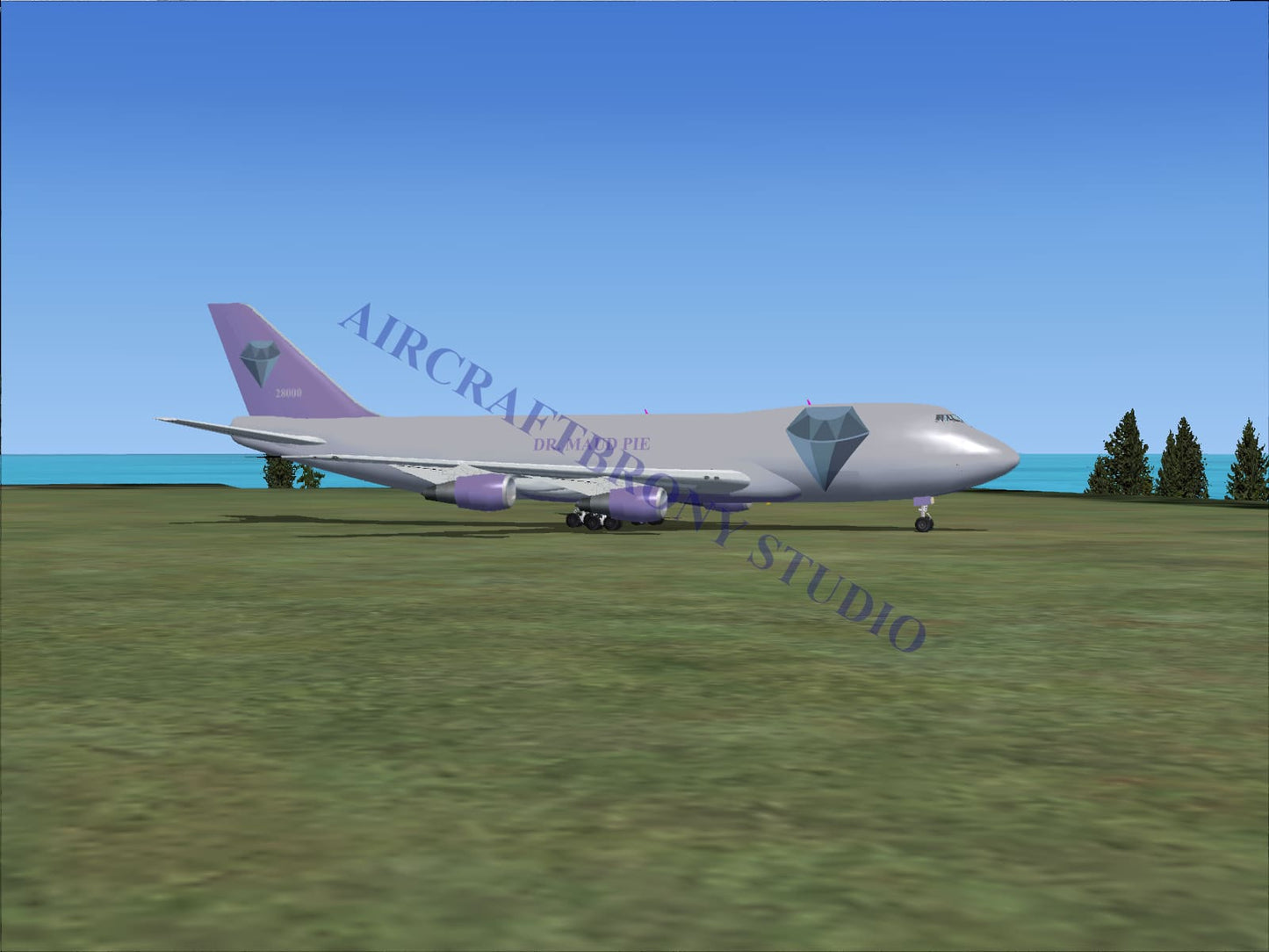 Dr. Maud Pie Boeing 747-200 (Digital Image) Digital Image