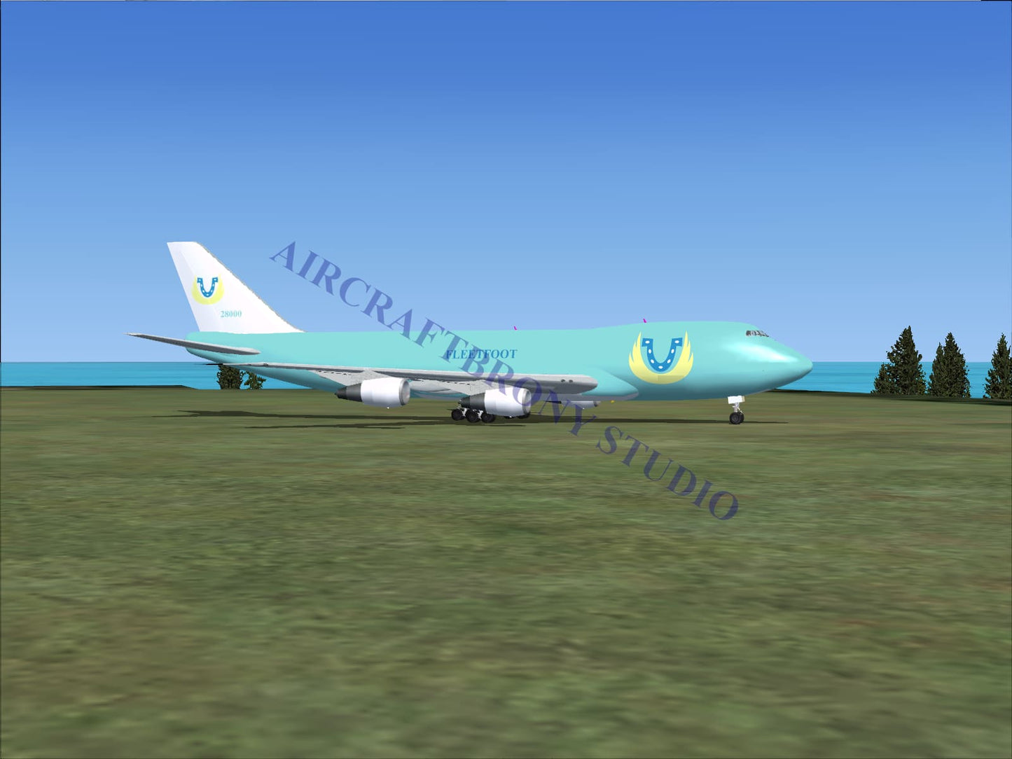 Fleetfoot Boeing 747-200 (Digital Image) Digital Image