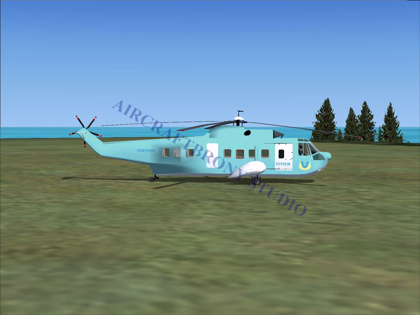 Fleetfoot Sikorsky S-61N (Digital Image) Digital Image