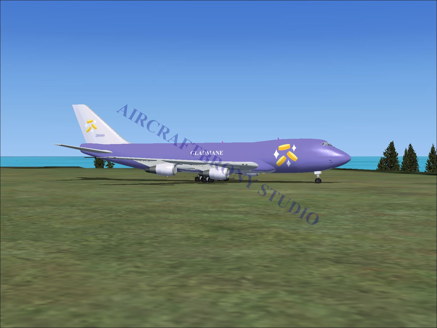 Gladmane Boeing 747-200 (Digital Image) Digital Image