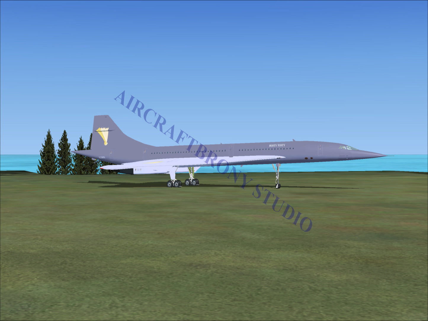 Hoity Toity Aerospatiale Concorde (Digital Image) Digital Image