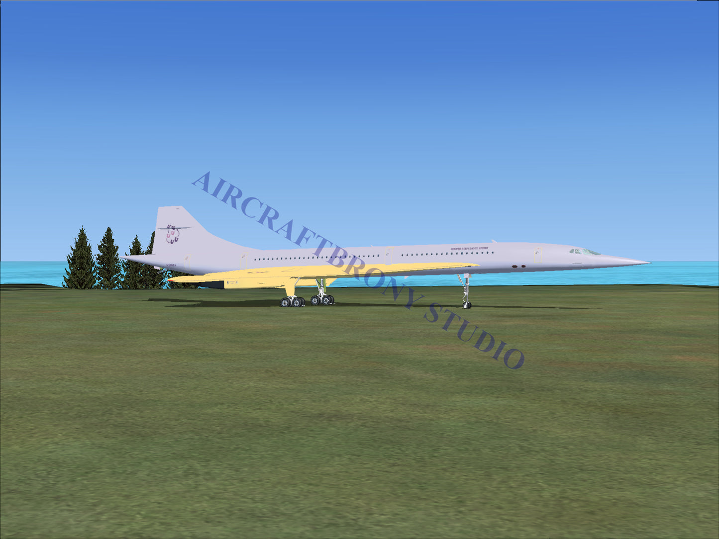 Hoofer Steps Dance Studio Aerospatiale Concorde (Digital Image) Digital Image