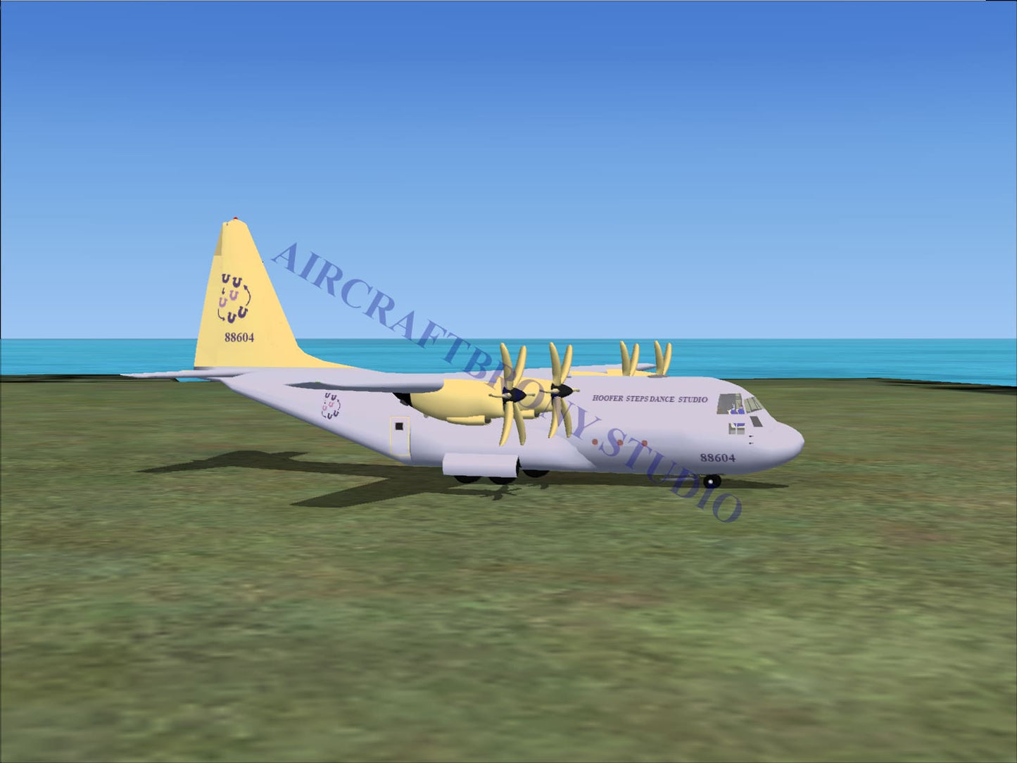 Hoofer Steps Dance Studio Lockheed C-130 (Digital Image) Digital Image