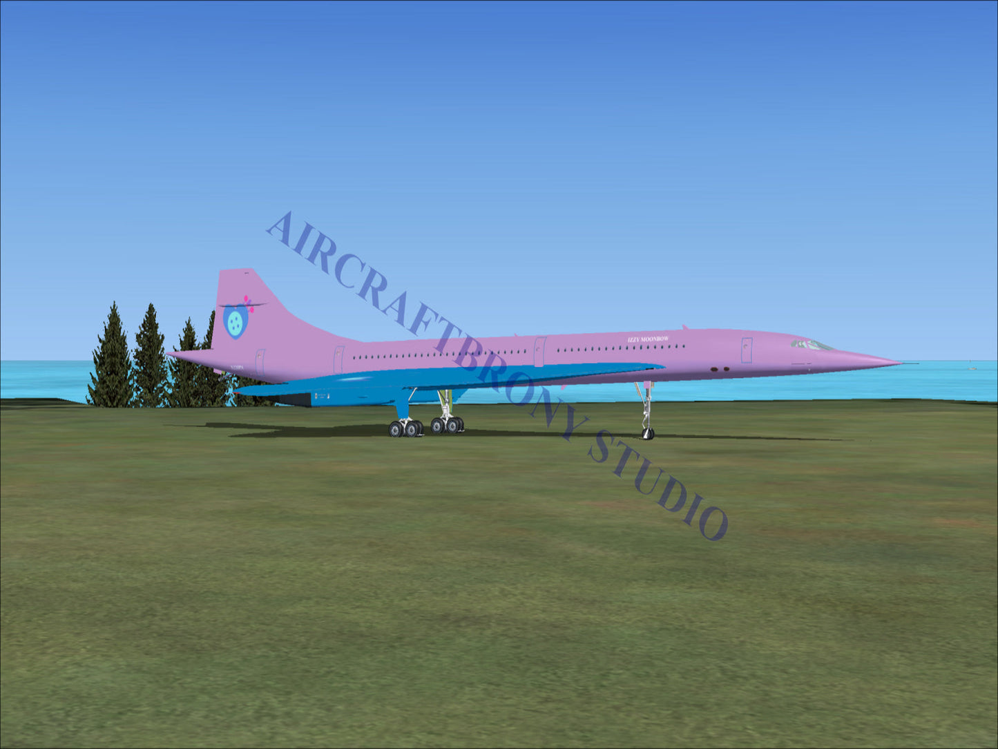Izzy Moonbow Aerospatiale Concorde (Digital Image) Digital Image