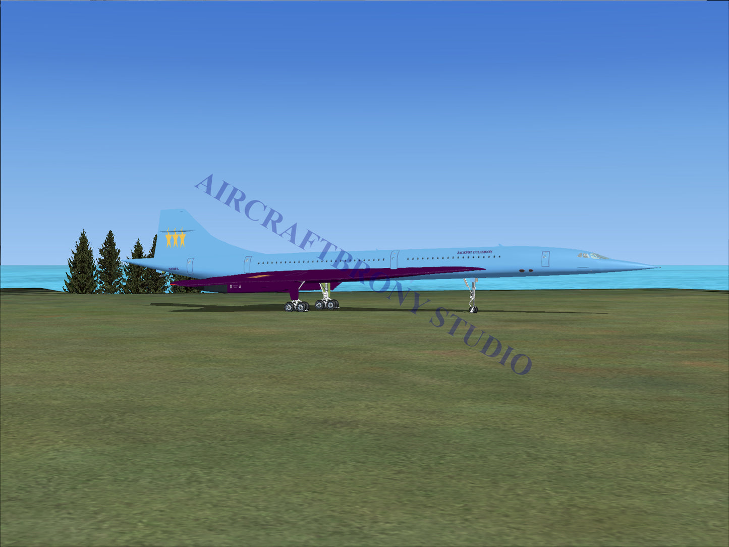 Jackpot Lulamoon Aerospatiale Concorde (Digital Image) Digital Image