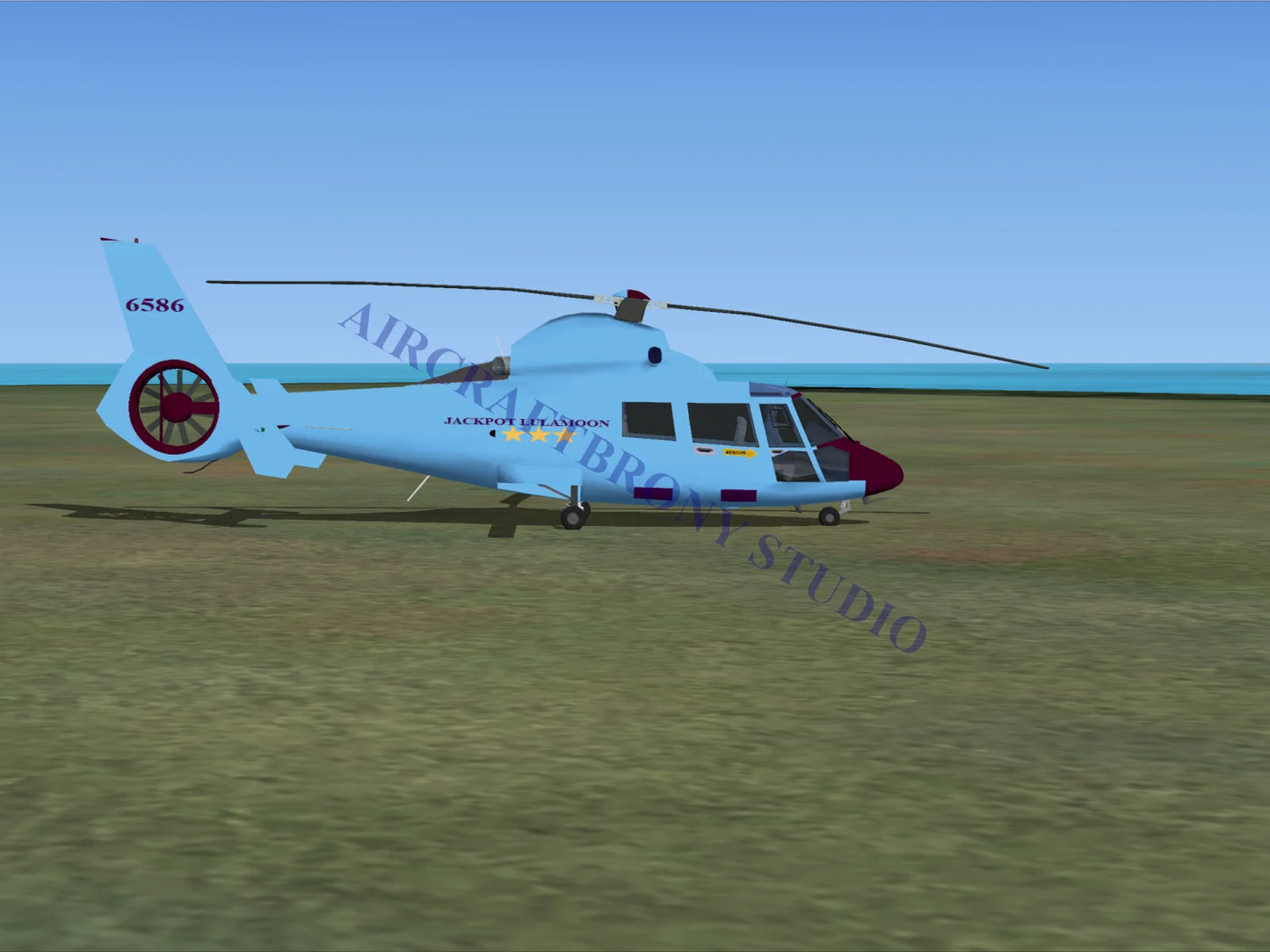 Jackpot Lulamoon Aerospatiale HH65 Dolphin (Digital Image) Digital Image