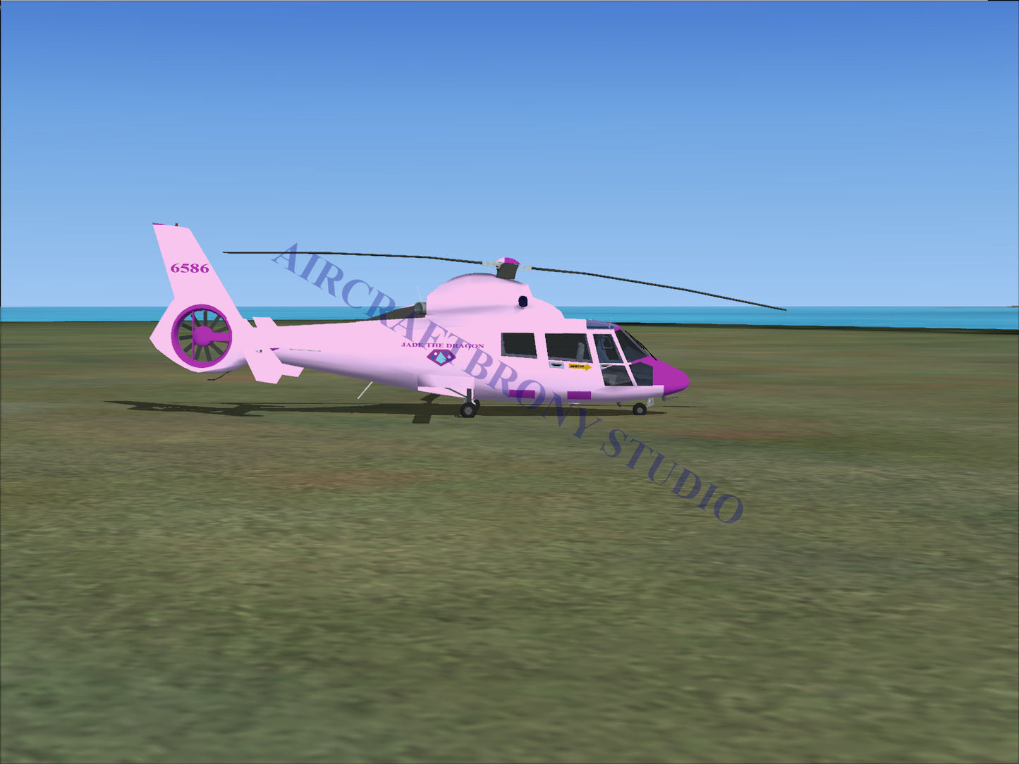 Jade The Dragon Aerospatiale HH65 Dolphin (Digital Image) Digital Image