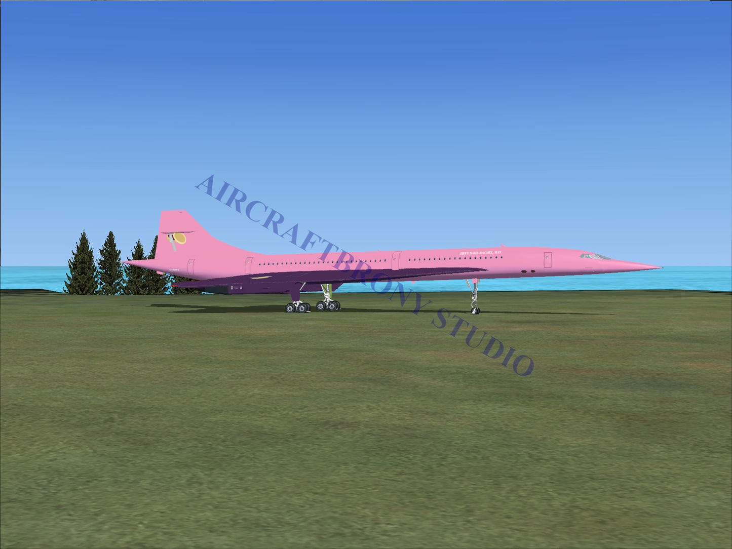 Jiffy Bake-Rachel Hay Aerospatiale Concorde (Digital Image) Digital Image