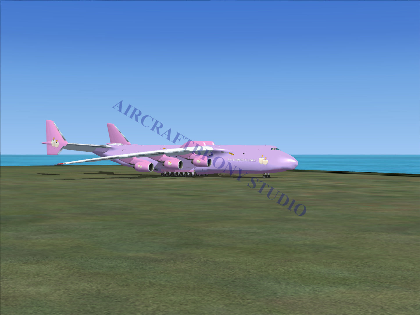 Lavender Essence Antonov 225 (Digital Image) Digital Image