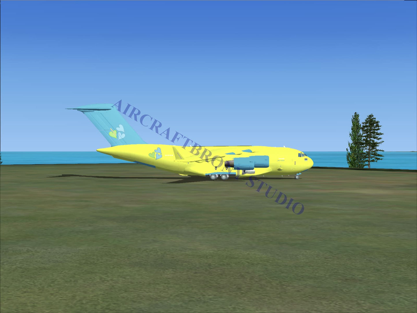 Lemon Hearts Boeing C-17 (Digital Image) Digital Image