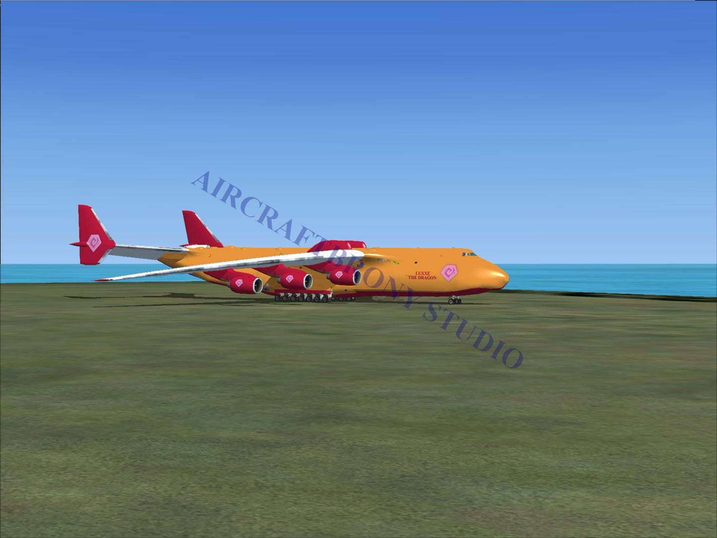 Luxxe The Dragon Antonov 225 (Digital Image) Digital Image