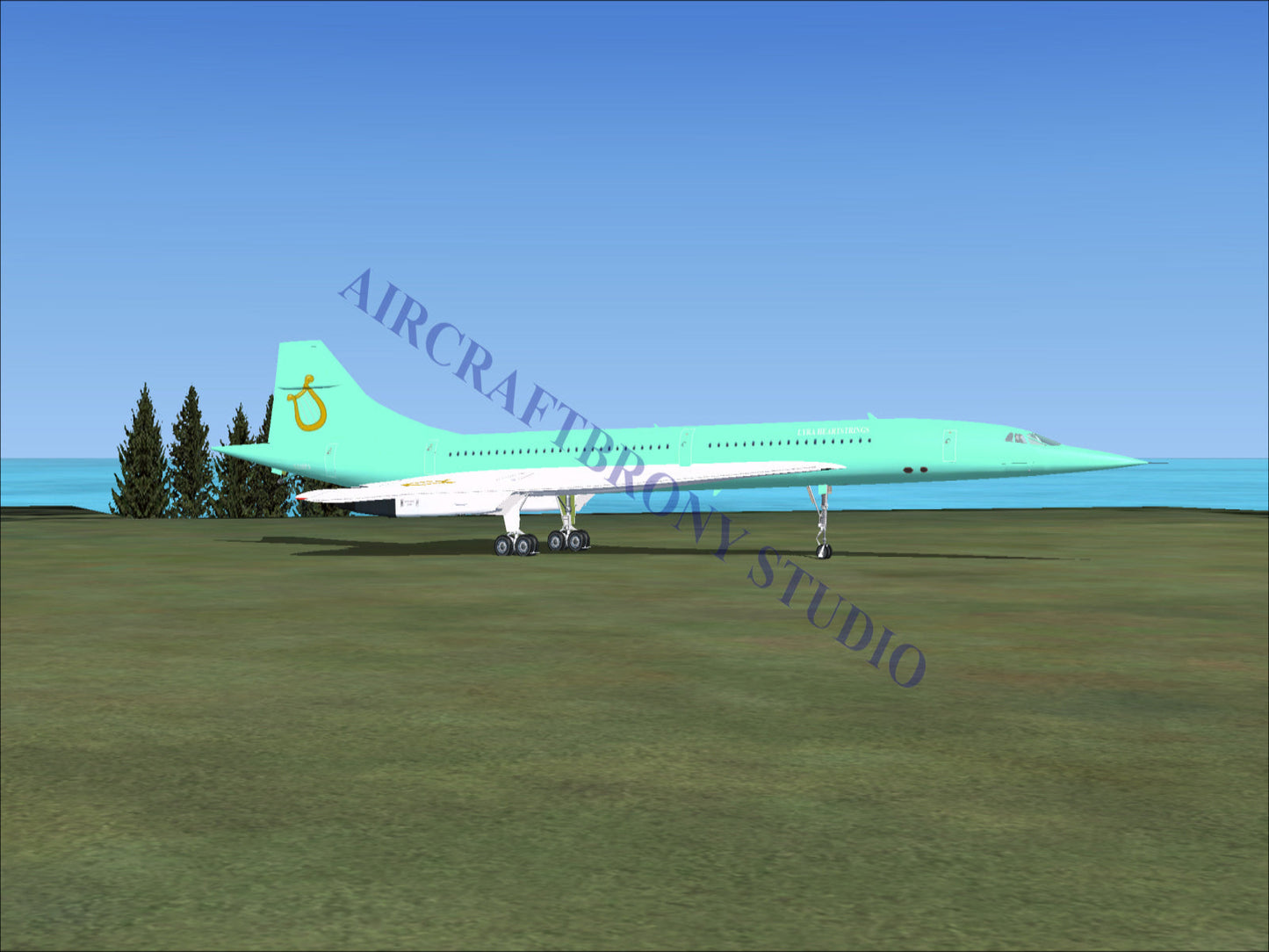 Lyra Heartstrings Aerospatiale Concorde (Digital Image) Digital Image