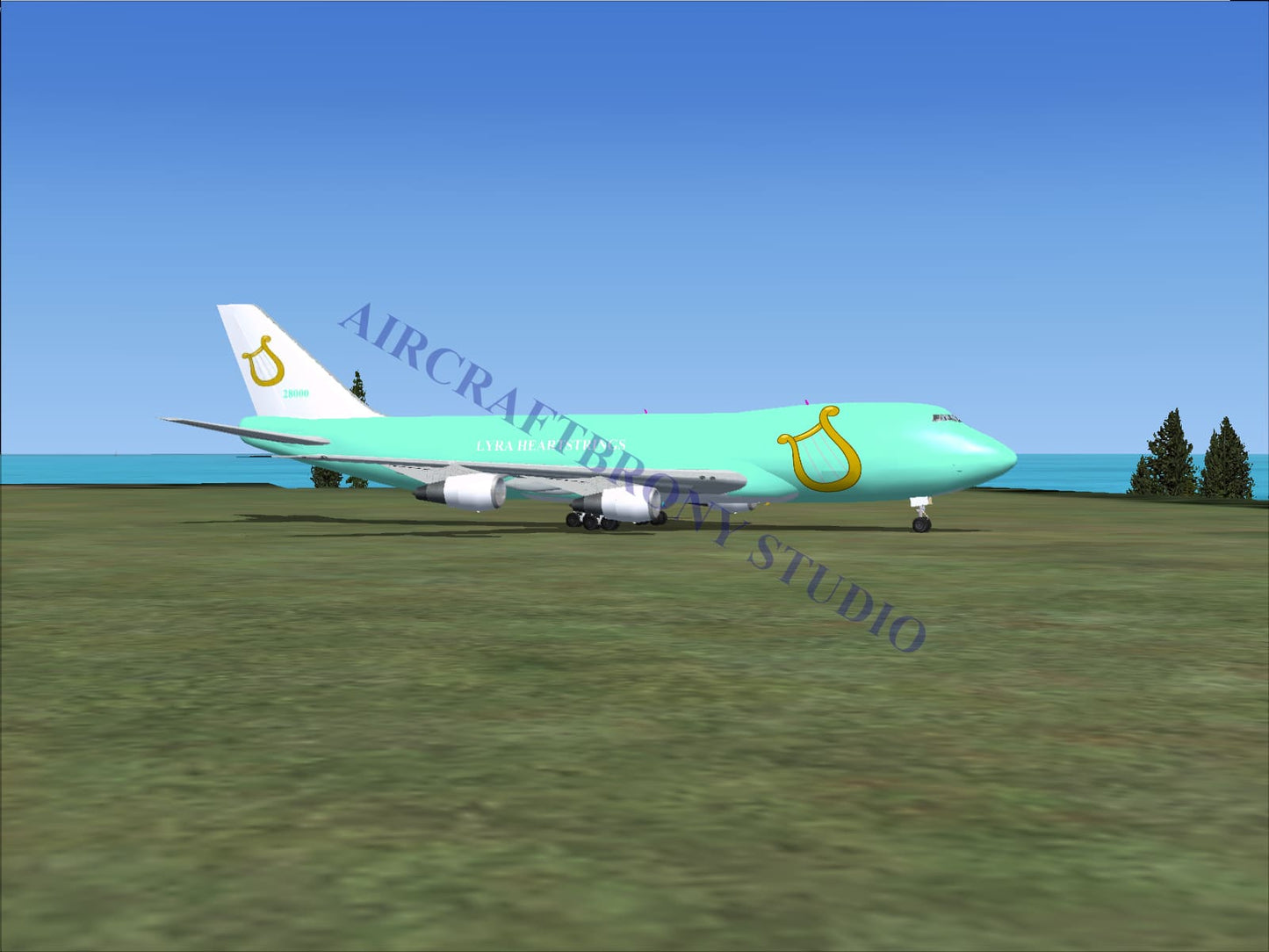 Lyra Heartstrings Boeing 747-200 (Digital Image) Digital Image