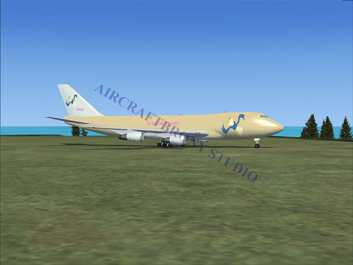 Mayor Mare Boeing 747-200 (Digital Image) Digital Image