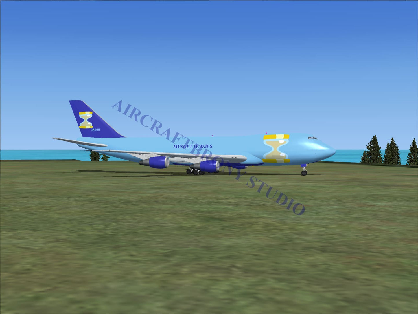Minuette Boeing 747-200 (Digital Image) Digital Image