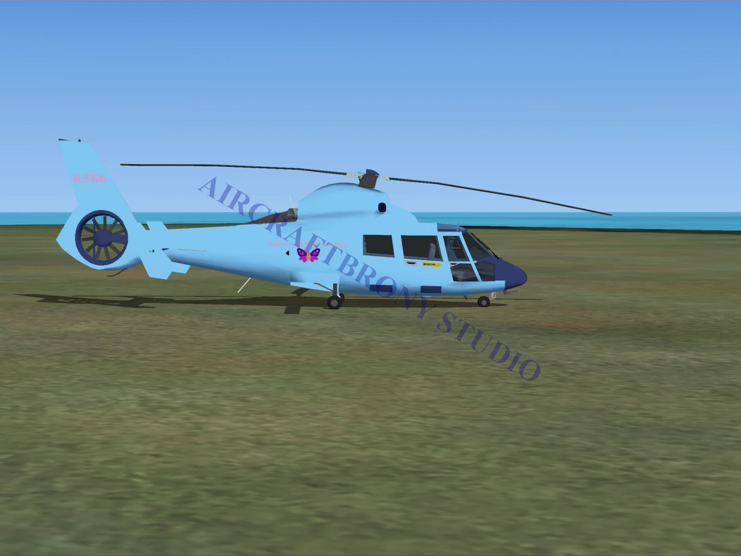 Misty Brightdawn Aerospatiale HH65 Dolphin (Digital Image) Digital Image