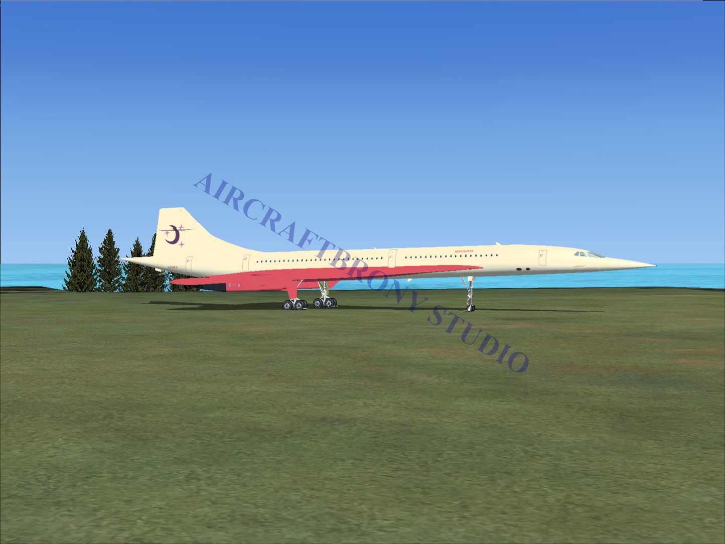 Moon Dancer Aerospatiale Concorde (Digital Image) Digital Image