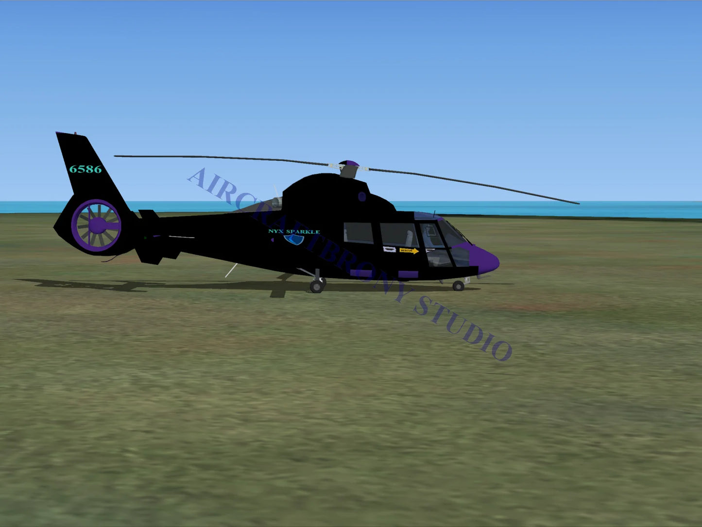 Nyx Sparkle Aerospatiale HH65 Dolphin (Digital Image) Digital Image