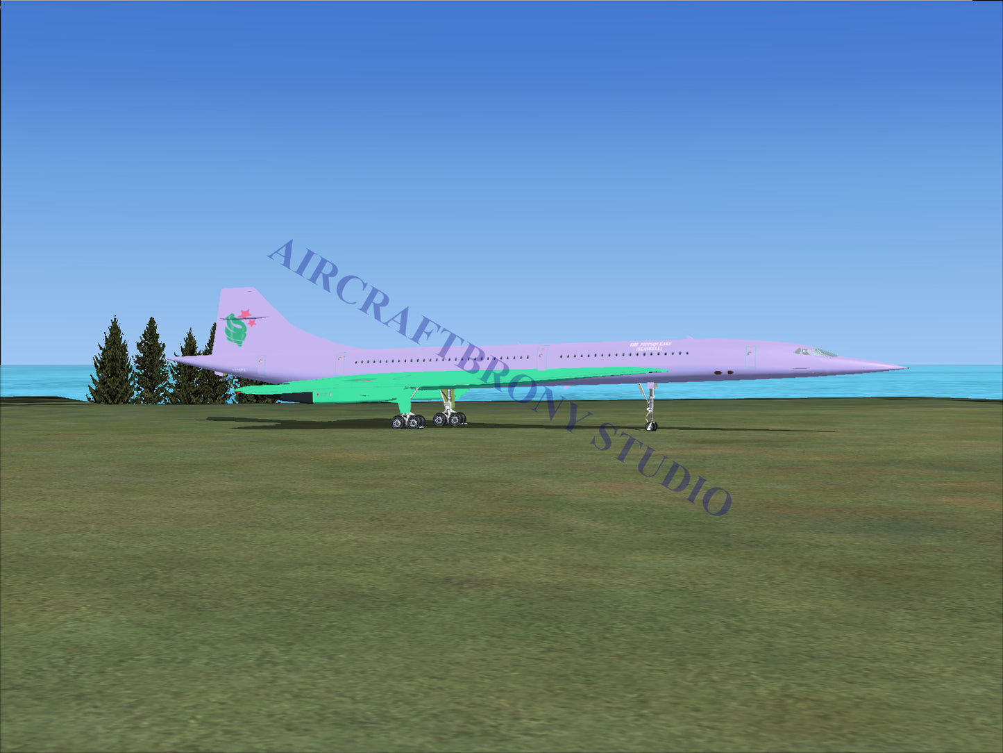 Pippsqueaks (Seashell) Aerospatiale Concorde (Digital Image) Digital Image