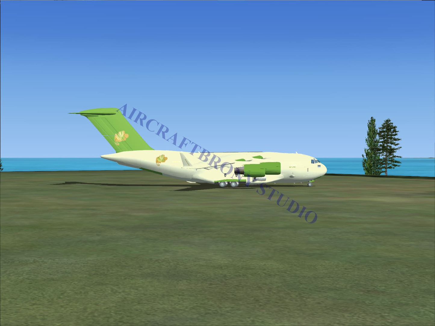 Pistachio Boeing C-17 (Digital Image) Digital Image