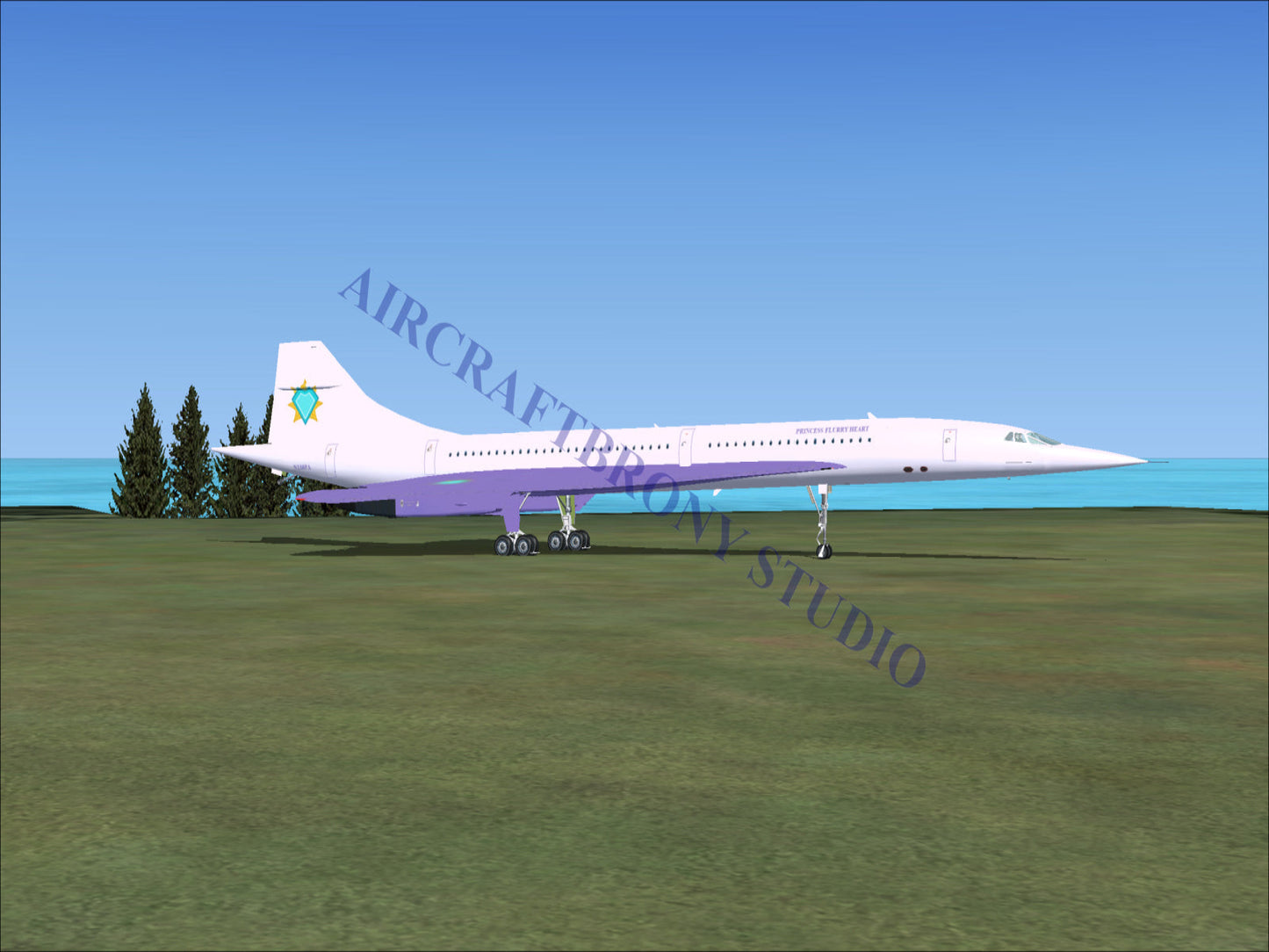 Princess Flurry Heart Aerospatiale Concorde (Digital Image) Digital Image
