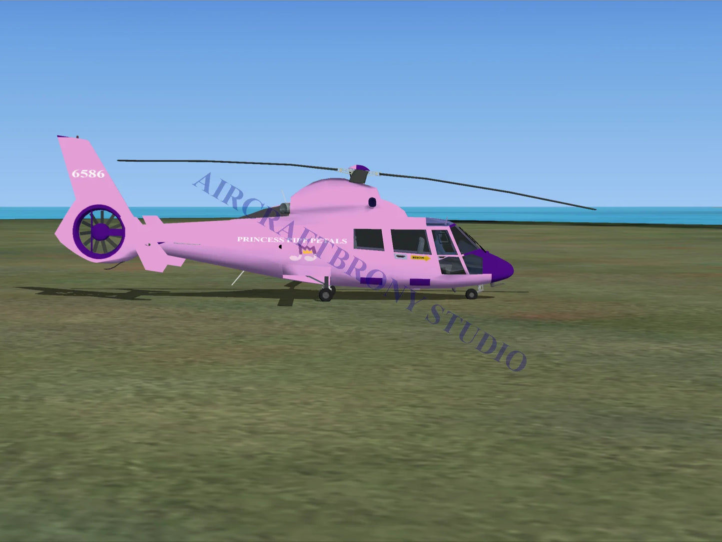Princess Pipp Petals Aerospatiale HH65 Dolphin - Digital Image