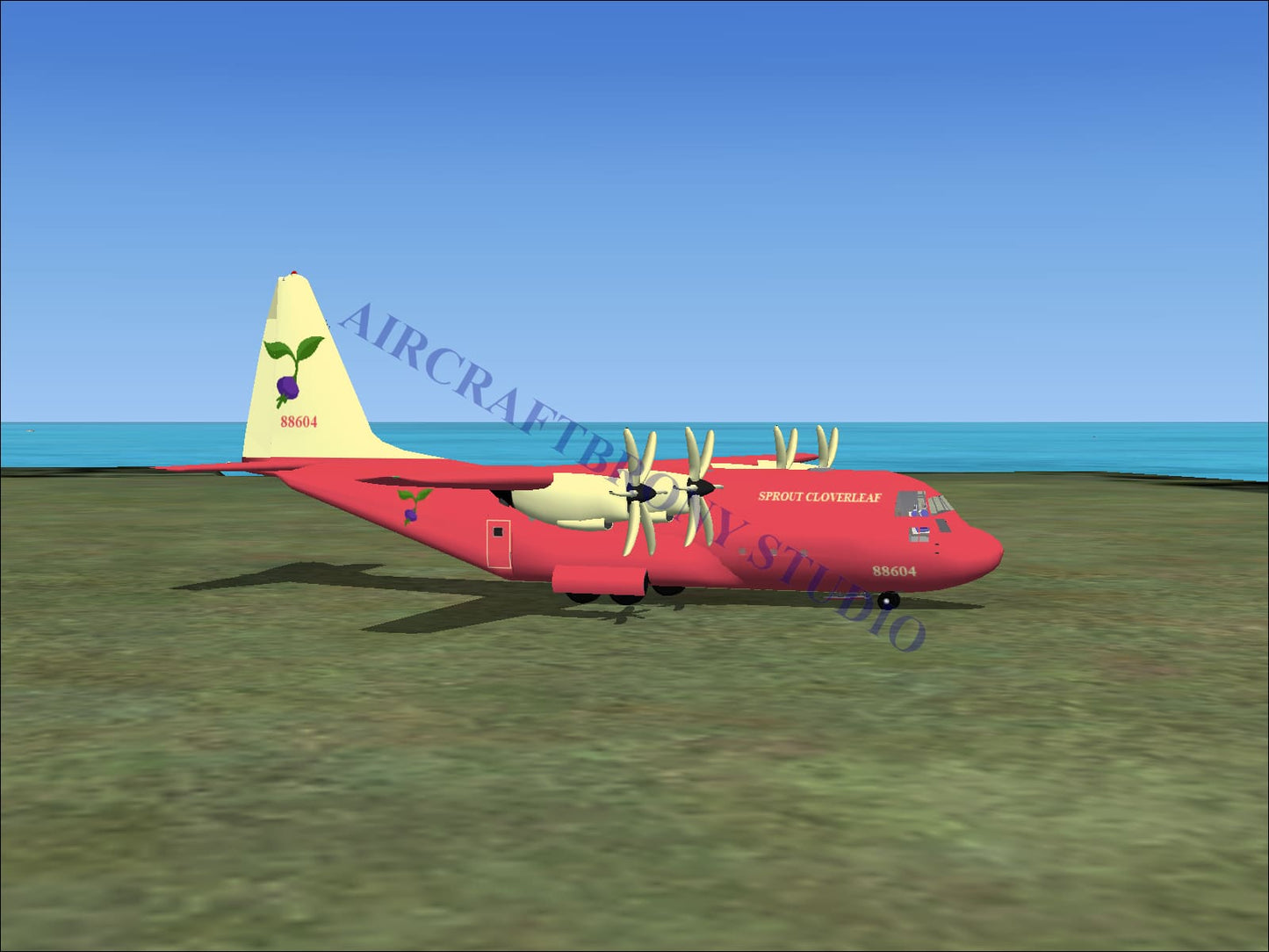 Sprout Cloverleaf Lockheed C-130 (Digital Image) Digital Image