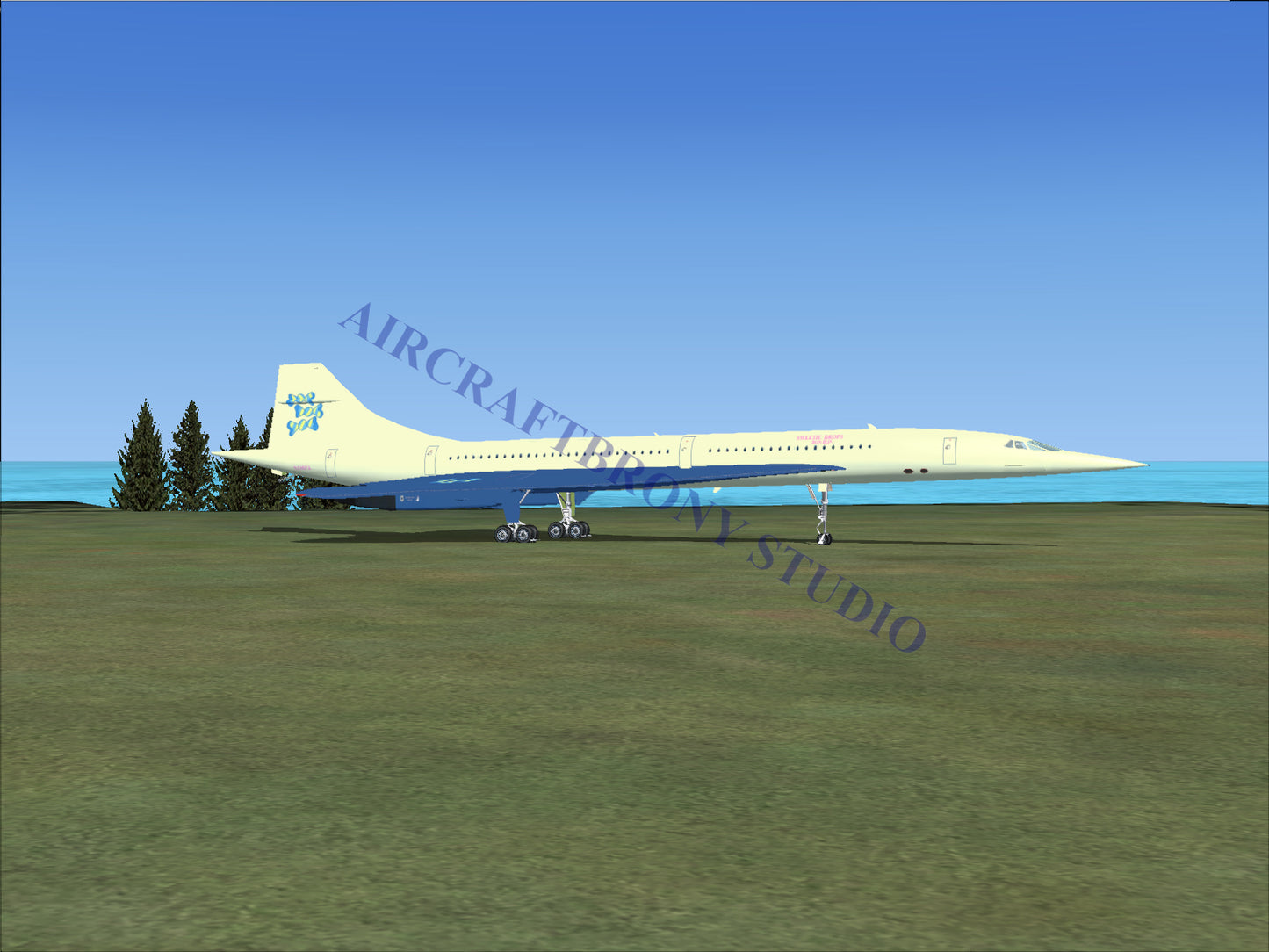 Sweetie Drops/Bon-Bon Aerospatiale Concorde (Digital Image) Digital Image